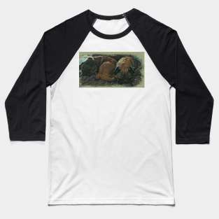 Pug Dog Friends Baseball T-Shirt